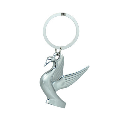 CHROME SWAN KEYCHAIN