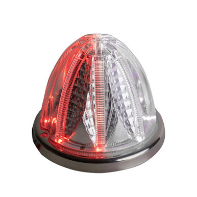 DUAL COLOR STELLAR WATERMELON LIGHT – RED & WHITE/CLEAR LENS