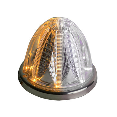 DUAL COLOR STELLAR WATERMELON LIGHT – AMBER & WHITE/CLEAR LENS