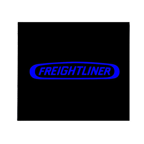 16" x 14" FREIGHTLINER LOGO MUD FLAP - BLUE