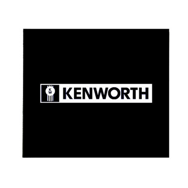 16" x 14" KW LOGO MUD FLAP - WHITE