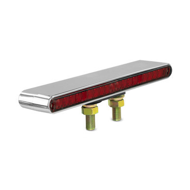 12" DOUBLE FACE 40 LED LIGHT BAR - AMBER & RED / CLEAR LENS