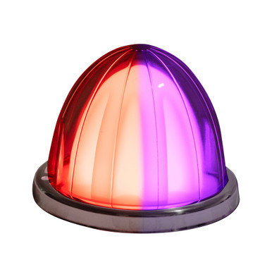DUAL COLOR GLO WATERMELON LIGHT – RED & PURPLE/ CLEAR LENS