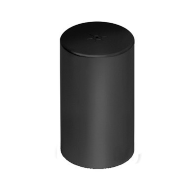 33mm TALL CYLINDER LUG NUT COVER THREAD ON - 4.25" BLACK
