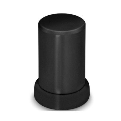33mm TALL TOP HAT LUG NUT COVER THREAD ON - BLACK