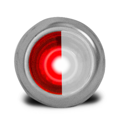 3 LED 3/4″ DUAL COLOR MINI LIGHT – RED & WHITE/CLEAR LENS