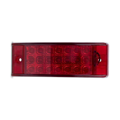 21 LED TRAILER MARKER LIGHT W/ REFELCTORS - RED