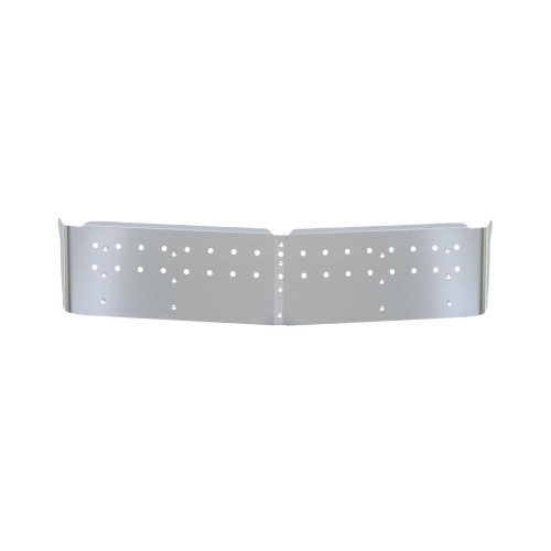 13" KW DROP VISOR WITH 42 3/4'' LIGHT HOLES  FITS CURVED WINDSHIELD W/CLEAR AMBER LIGHTS