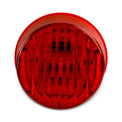 RED 2" LED RND MRKR LT, 9 LEDS-BULK