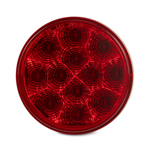 4" Round Spyder Light W/12 LED Diode Red light W/Red