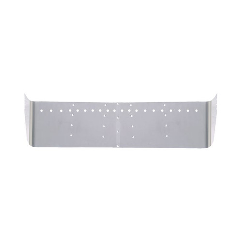 16" DROP VISOR W/ 20 - 3/4" LIGHT HOLES FOR FREIGHTLINER CASCADIA 2007+