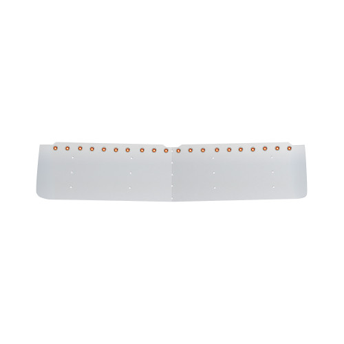 International Prostar 14" Drop Visor with 20-3/4" Amber lights