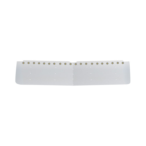 International Prostar 14" Drop Visor with 20-3/4"Clear Amber lights