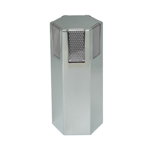 33mm OCTAGON LUG NUT COVER W/ CLEAR REFLECTOR THREAD ON – 5″