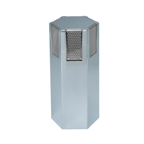 33mm HEXAGON LUG NUT COVER W/ CLEAR REFLECTOR THREAD ON – 5"