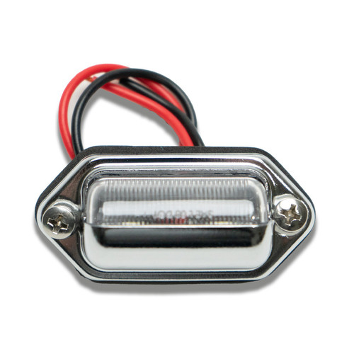 CLEAR 2 LED LICENSE PLATE UTILITY LIGHT WITH CLEAR LENS (Bulk)