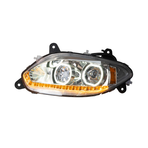 International LT 2017+ LED Headlight, Chrome Driver