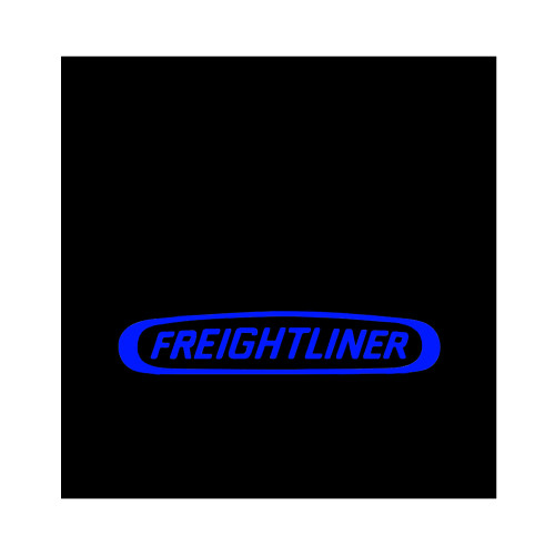 24" x 24" FREIGHTLINER LOGO MUD FLAP - BLUE