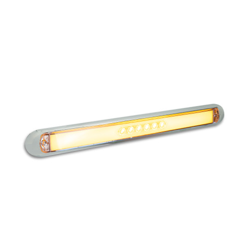 19" GLO LIGHT BAR, CLEAR AMBER