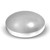 8" ROUND REAR CHROME HUB CAP