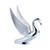 CHROME SWAN HOOD ORNAMENT
