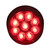 9 LED 2″ ROUND DIAMOND REFLECTOR LIGHT – RED