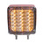 39 LED DOUBLE FACE TURN SIGNAL LIGHT PASSENGER SIDE- AMBER & RED/CLEAR LENS