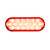 OVAL BEEHIVE STYLE LIGHT W/ 19 DIODES – RED LEDS/CLEAR LENS