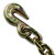 2" X 30' RATCHET STRAP W/ CHAIN & HOOK