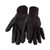 BROWN JERSEY W/ PVC DOTS GLOVES 8oz - L