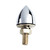 CHROME BULLET LICENSE PLATE BOLT SET - 4 PACK