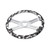 18'' SKULL DESIGN WHITE WOOD STEERING WHEEL WITH 4 CHROME SPOKES
