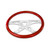 18'' RED WOOD STEERING WHEEL WITH CHROME VIBRANT DESIGN SPOKES