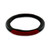 18" RUBBER DIAMOND ANTI-SLIP STEERING WHEEL COVER - RED