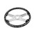18" WHITE LIGHTNING DESIGN WOOD STEERING WHEEL