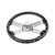 18" WHITE LIGHTNING DESIGN WOOD STEERING WHEEL