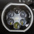 Volvo VN/VNL 2003-2017 LED Headlight with Halo & Sequential Turn Signal, Black, Passenger Side