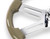 18'' BRONZE WOOD STEERING WHEEL WITH 4 CHROME SPOKES