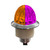 4 LED 3/4″ DUAL COLOR MINI WATERMELON LIGHT – AMBER & PURPLE/CLEAR LENS