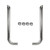 6" MITER CUT COMPLETE EXHAUST KIT W/ 90° SHORT ELBOWS (FREIGHTLINER)