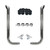 7" CHINO CUT COMPLETE EXHAUST KIT W/ 90° PICKETT ELBOWS