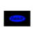 24" x 14" PETERBILT LOGO MUD FLAP - BLUE
