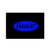 18" x 12" PETERBILT LOGO MUD FLAP - BLUE