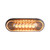 OVAL CHASM LIGHT W/ 22 DIODES - AMBER/ CLEAR LENS