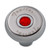 “TRAILER” CHROME SCREW-ON AIR VALVE KNOB W/ JEWEL – RED