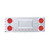 Rear Center Panel w/ 4 x 4" & 24 x 3/4" Red Pro Series Lights - view 2