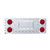 Rear Center Panel w/ 4 x 4" & 24 x 3/4" Red Pro Series Lights