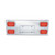 SS Rear Light Panel W/4 Red Spyder Rectangular Light