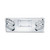 SS Rear Panel W/4 Clear Red Economy Oval Light