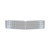 13" KW DROP VISOR WITH 42 3/4'' LIGHT HOLES  FITS CURVED WINDSHIELD W/CLEAR AMBER LIGHTS